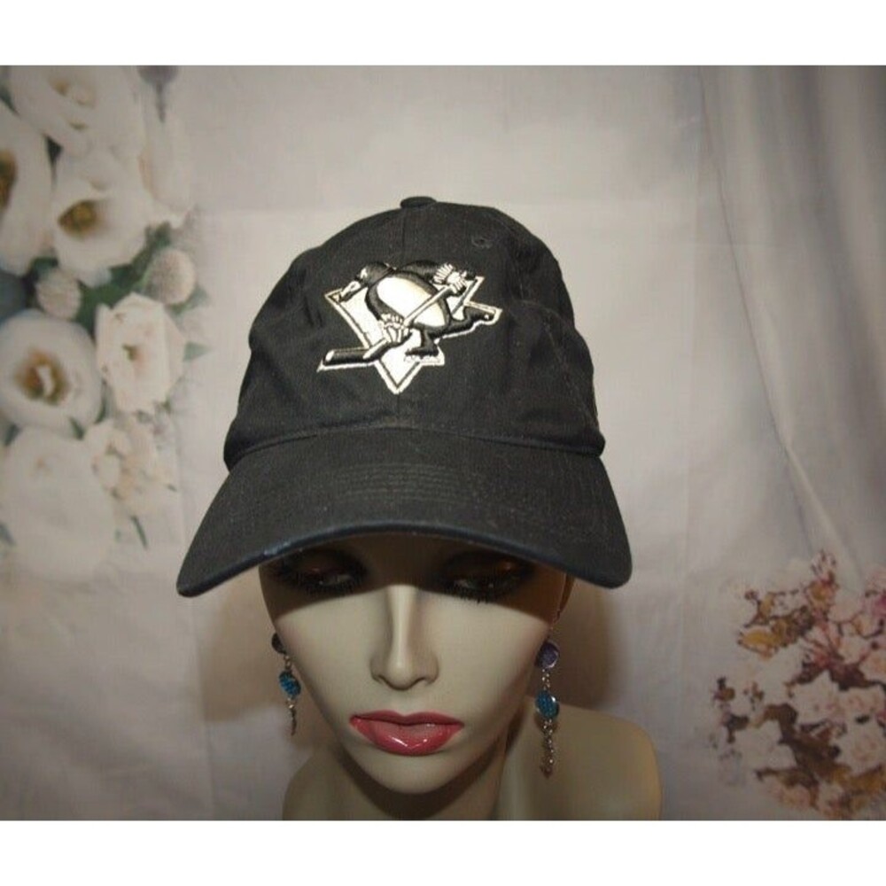 Pittsburgh Penguins Hat Embroidered Baseball Cap Old Time Hockey NHL Hat